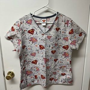 Women’s scrub top, excellent condition.